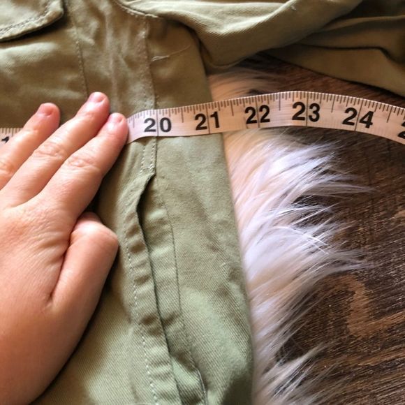 Zara Fringe Tassel Coin Parka Green Embellished - Picture 4 of 6